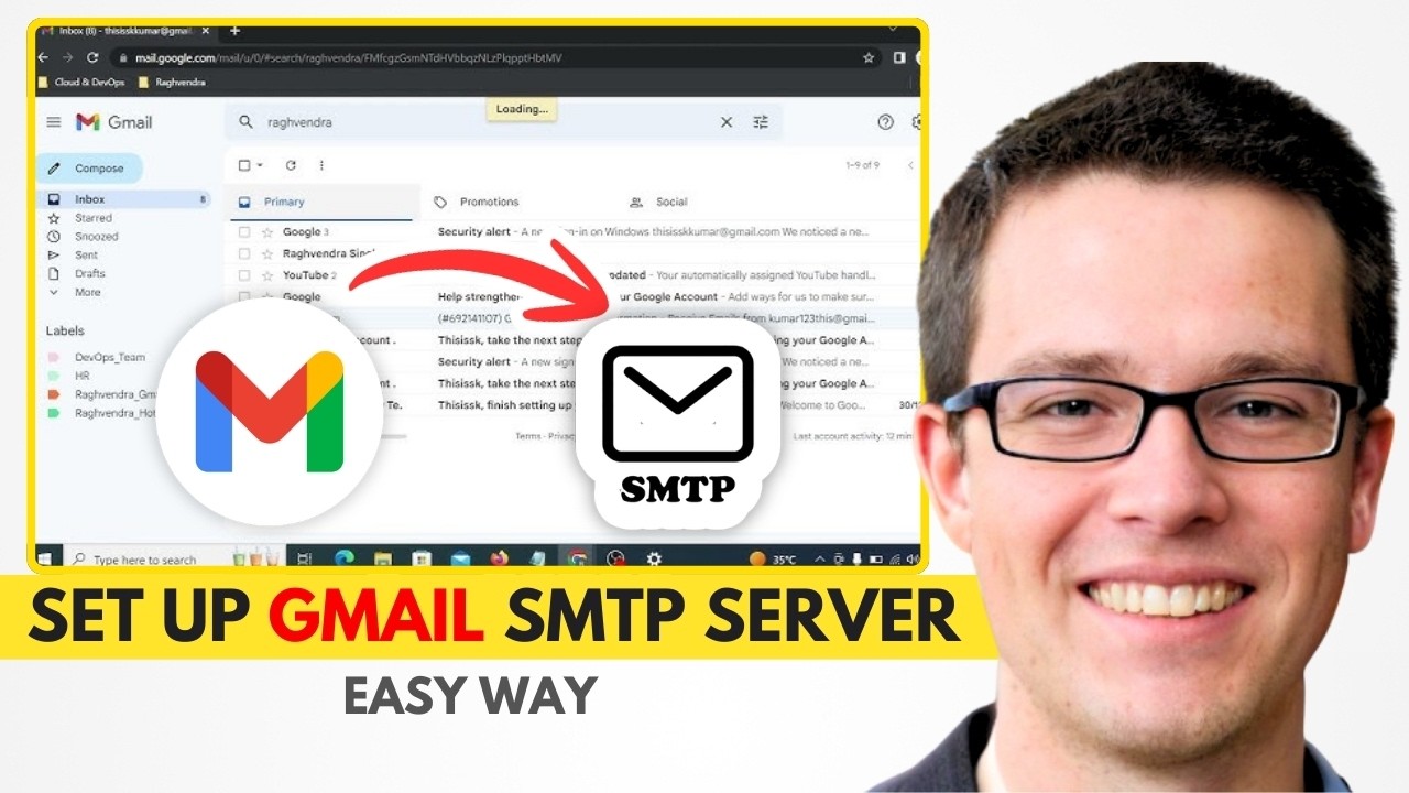 Set Up Gmail SMTP Server | Step By Step