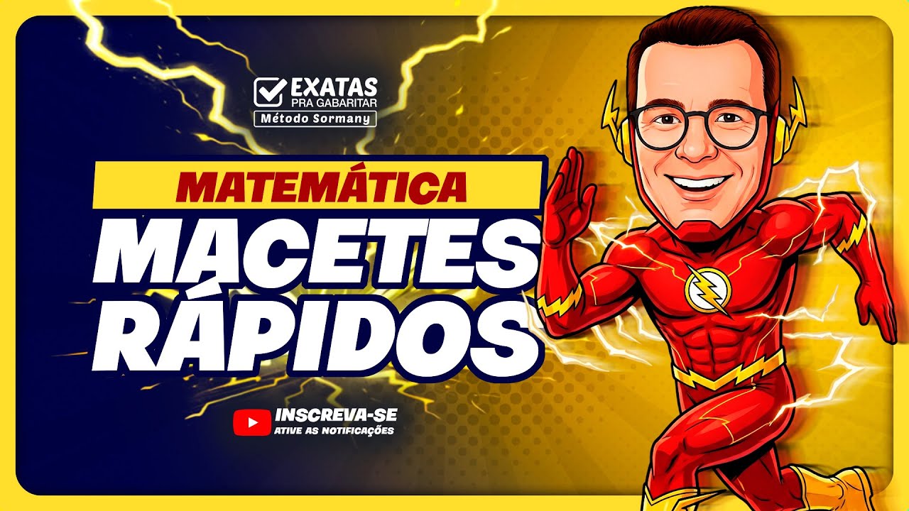MATEMÁTICA: Macetes Rápidos para Detonar na Prova! ⚡