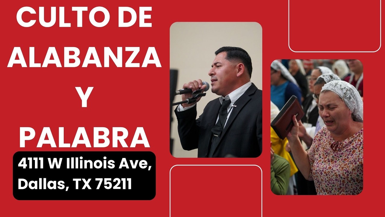 CULTO DE ALABANZA Y PALABRA|02/15/26| I.D.M.V.E Dallas, Tx
