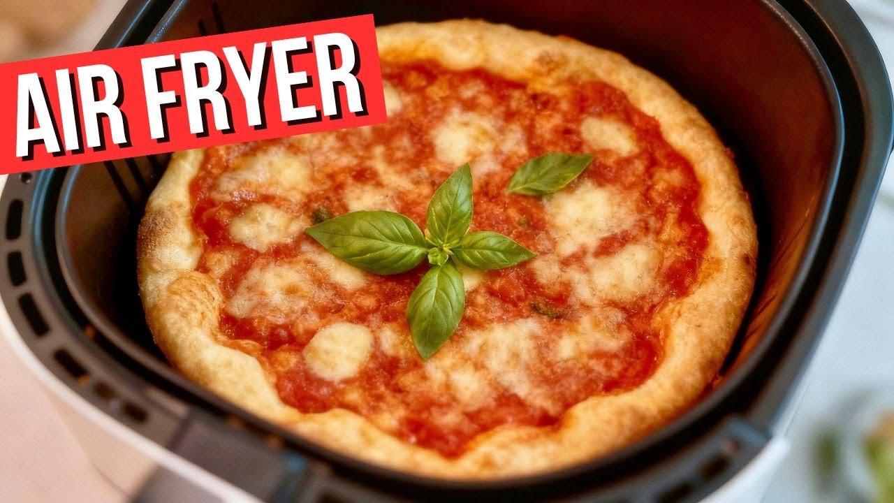 Pizza na Air Fryer 🍕 | Receita Fácil, Rápida e Melhor que Delivery