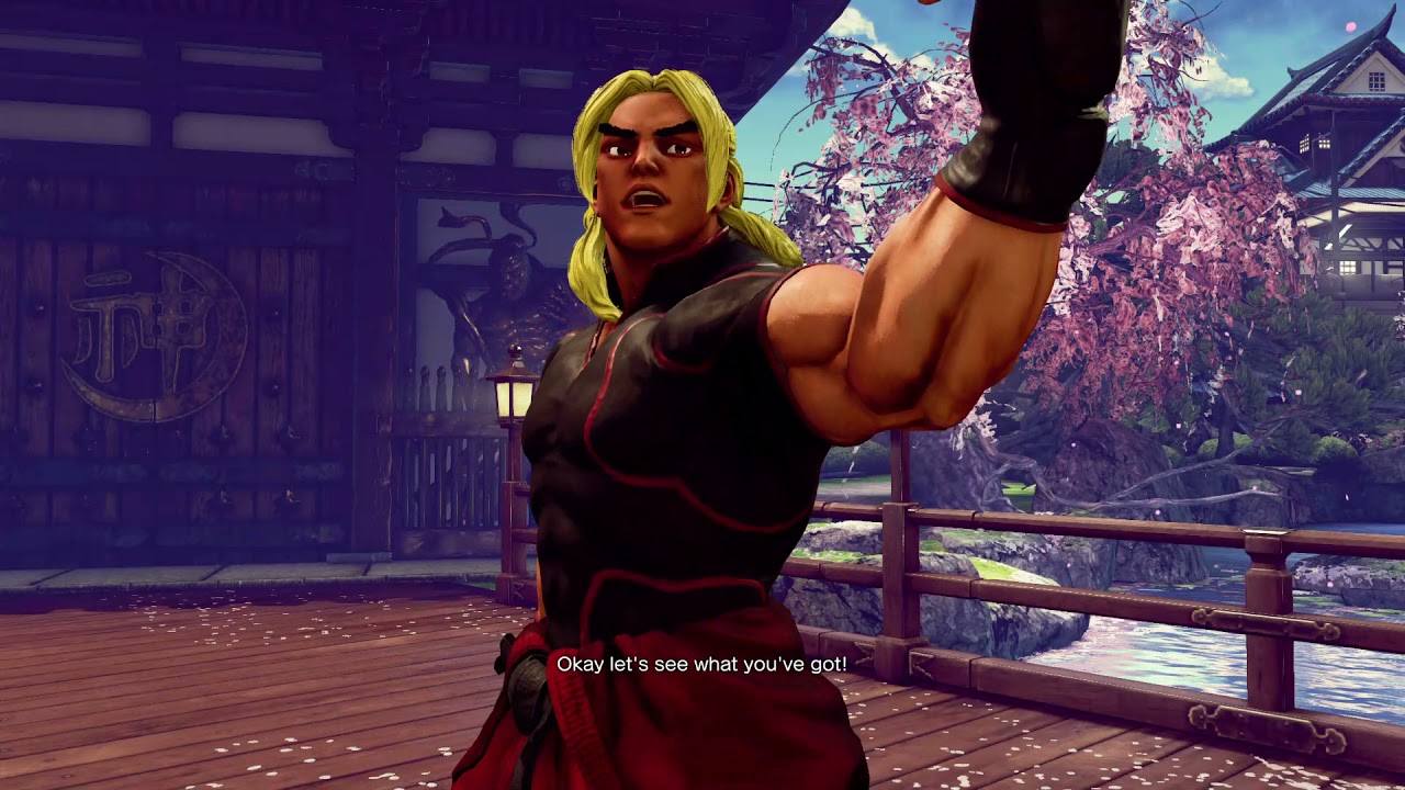 #StreetFighterV Street Fighter V Gameplay (PC HD) [1080p60FPS] -Story Ken and Karin