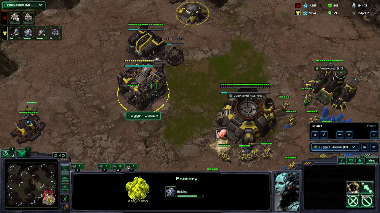Defense against cannon rush into tempest