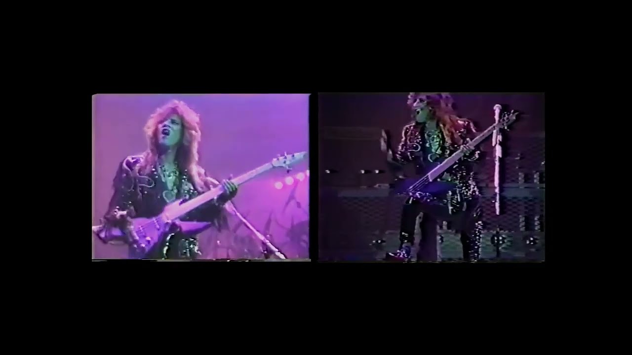 [60FPS] X JAPAN Taiji 1990 Bass Solo Multicam