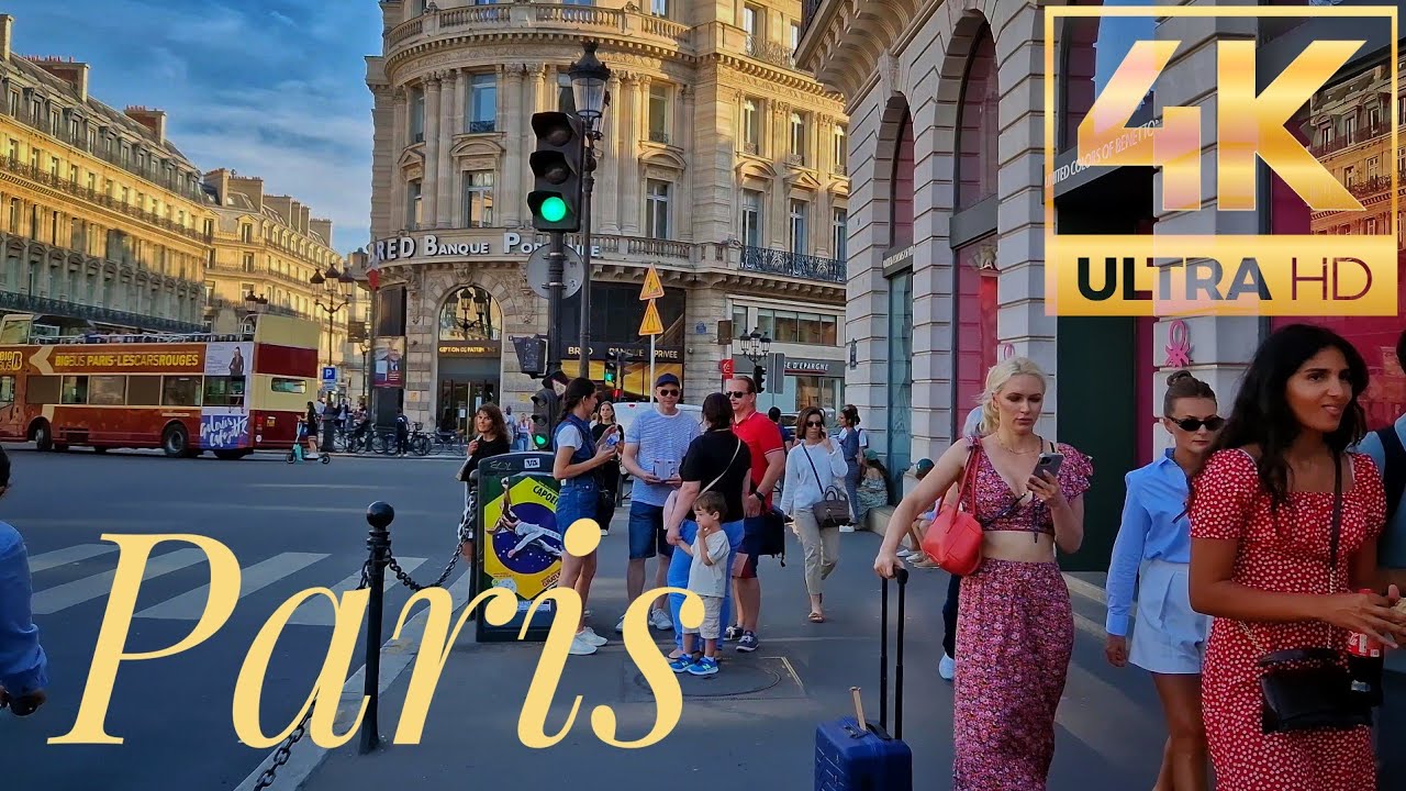 Walking in Paris - Opéra Garnier - 4K