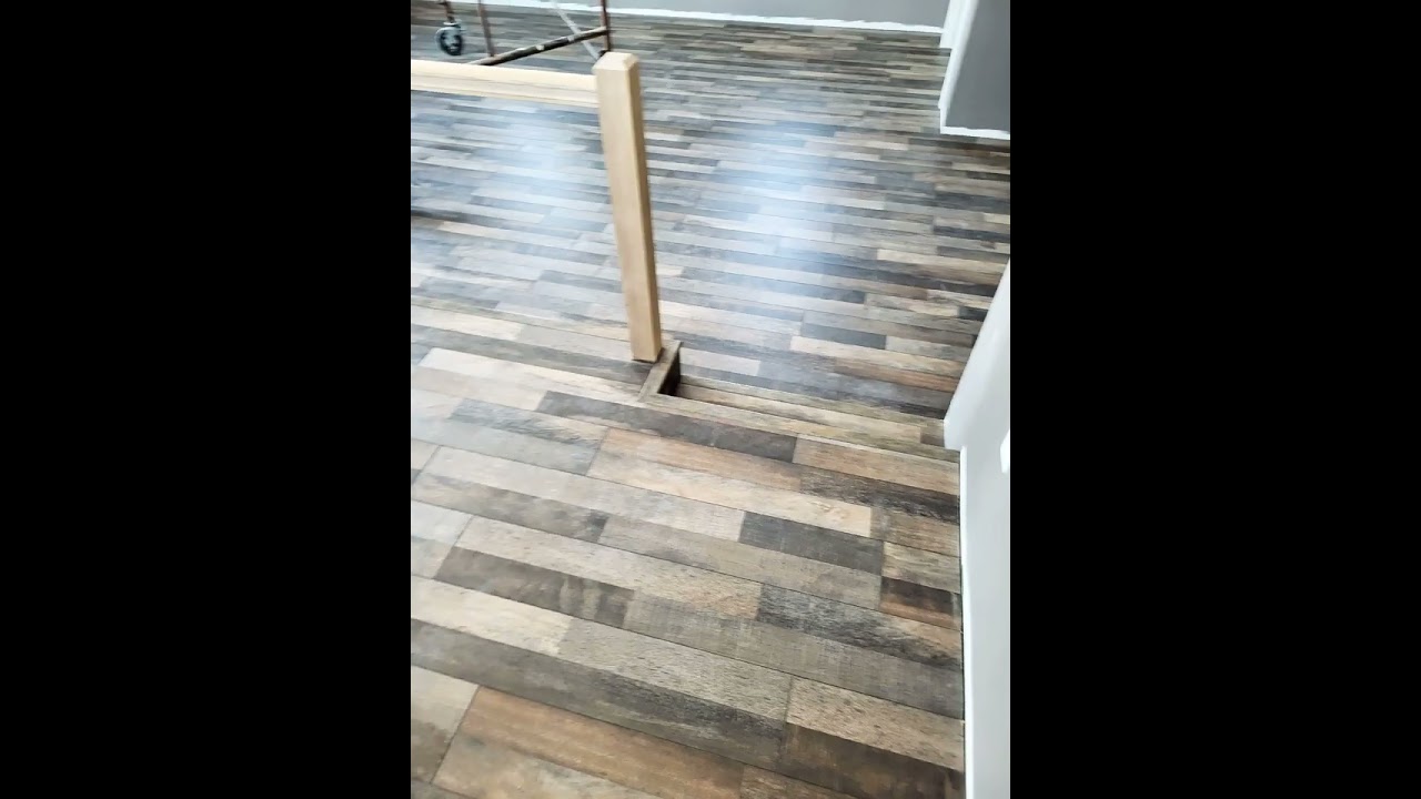 a loft layed in laminate.