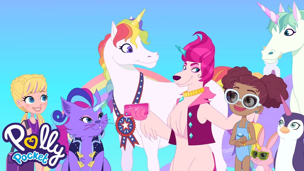El parque acuático unicornio | 2 Episodios Completos | Polly Pocket En Español