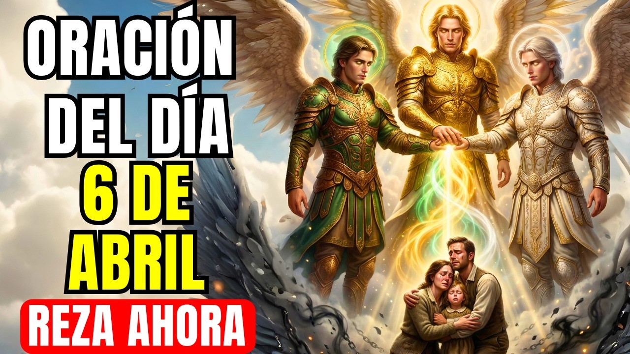 Oración a los 3 Arcángeles — CORTA la Angustia, DESARMA el Miedo, TRAE Paz HOY!