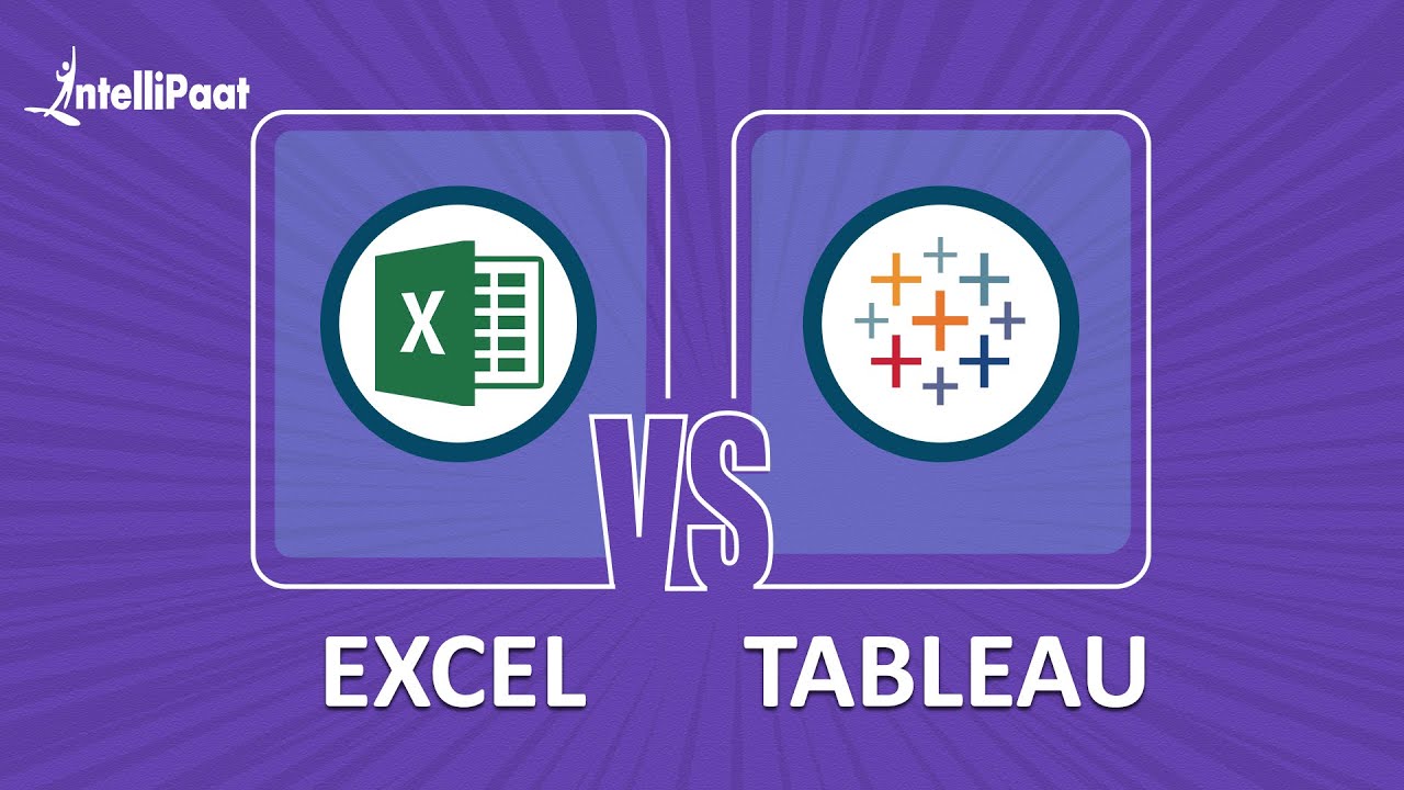 Tableau vs Excel | Difference Between Tableau vs Excel | Excel vs Tableau | Intellipaat