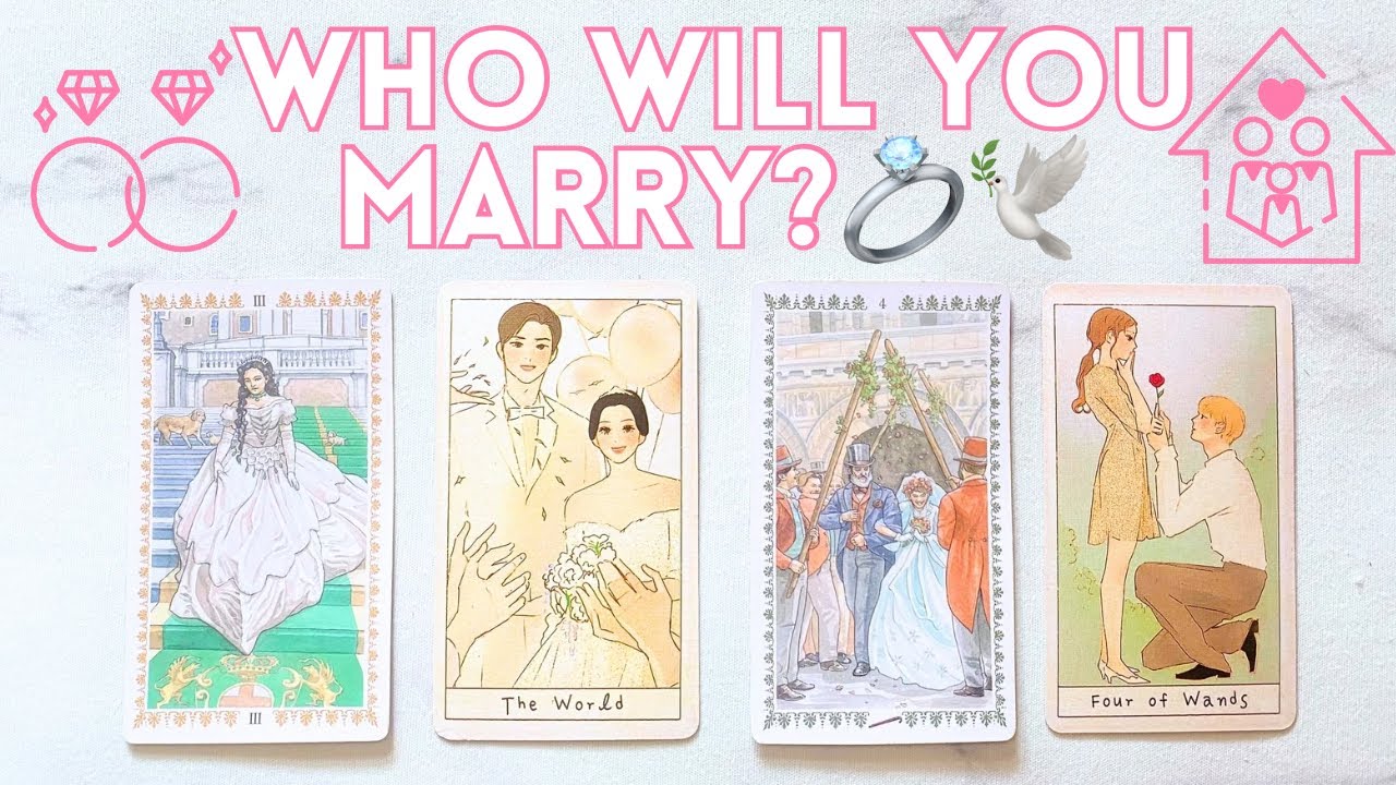 🕊️💍WHO WILL YOU MARRY?!🕊️🤍 PICK A CARD Tarot reading