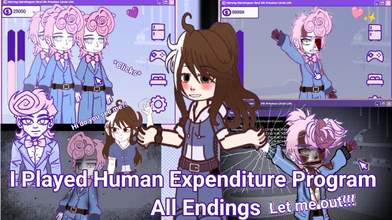 I Played Human Expenditure Program Part 1🩷✨💜⊂⁠(⁠(⁠・⁠▽⁠・⁠)⁠)⁠⊃ #humanexpenditureprogram #bloodmoney