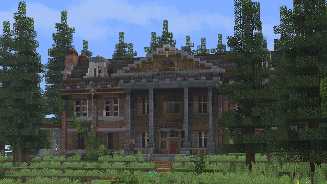 The Abandoned Manor :: Building with Cat