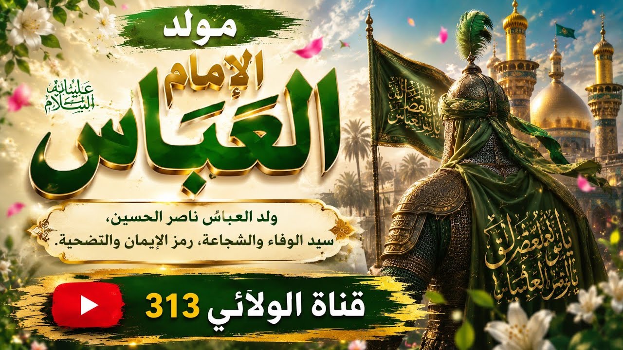 مولد الامام العباس عليه السلام | ولادة قمر العشيرة #مولد_الامام_العباس #مواليد