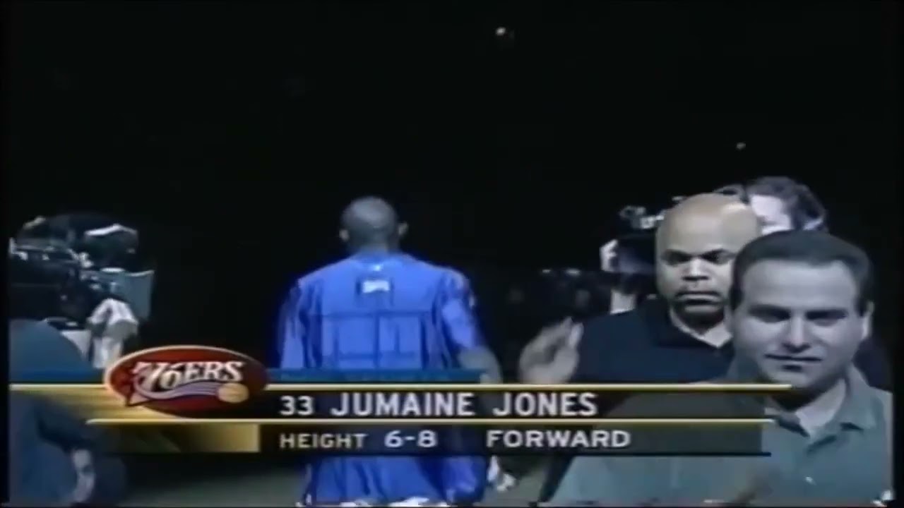 76ers 2001 NBA Playoffs Home Starting 5 introduction