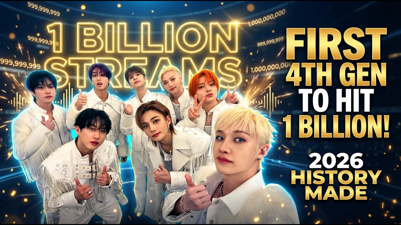 1 000 000 000 прослушиваний?! Stray Kids побьют рекорд 4-го поколения в 2026 году!
