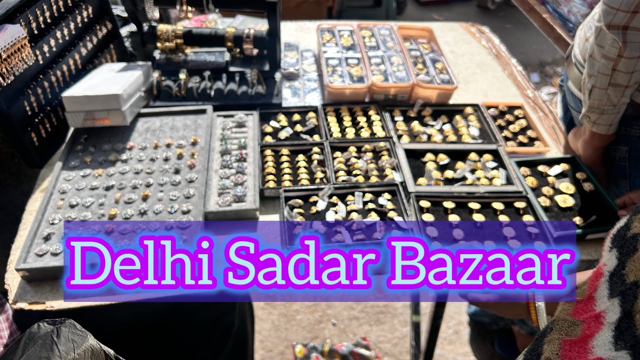 Delhi Sadar Bazaar || cheap jewellery market || Delhi market #SadarBazaar #DelhiMarket #Jewellery 