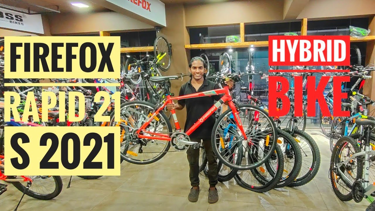 FIREFOX RAPIDE 2024 21 Speed | Budget Friendly Hybrid for all Terrain |