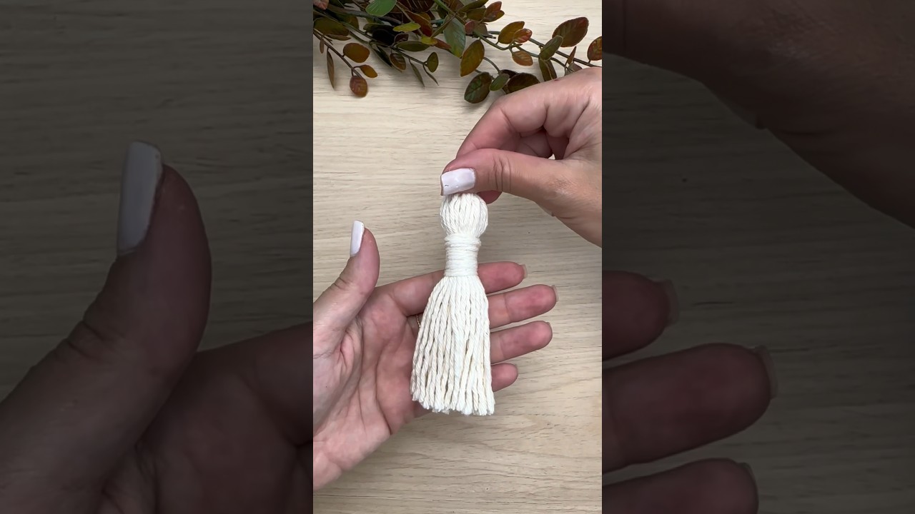 Como fazer um tassel r&aacute;pido e perfeito -Passo a passo - Dicas #DIY