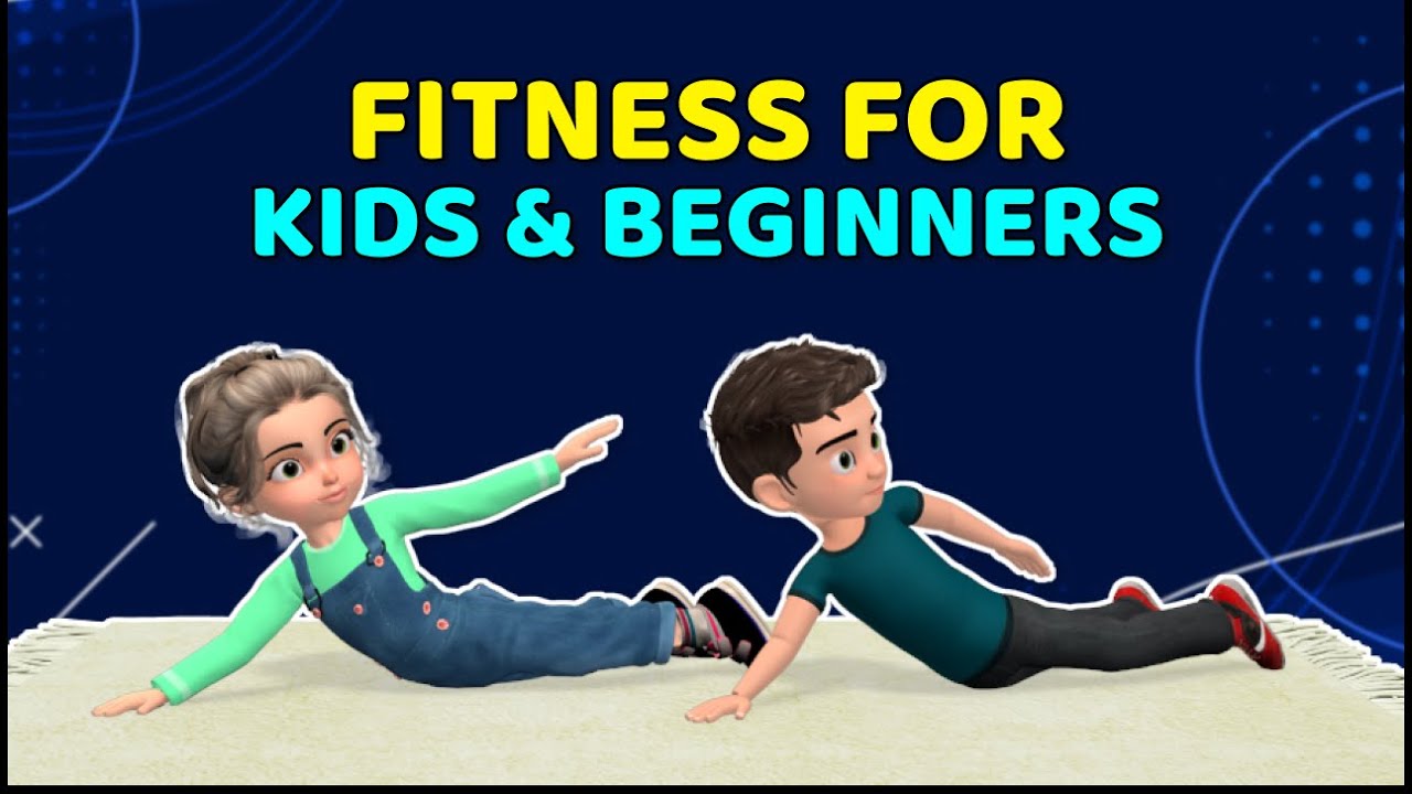 25 MIN FUN FITNESS WORKOUT FOR BEGINNERS AND CHILDREN: KIDS EXERCISE AT HOME
