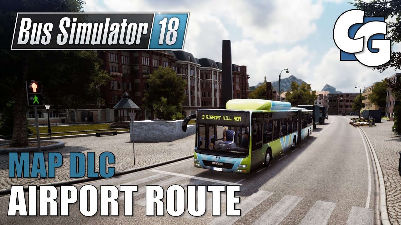 Bus Simulator 18 - Official Map Extension DLC - Airport Route