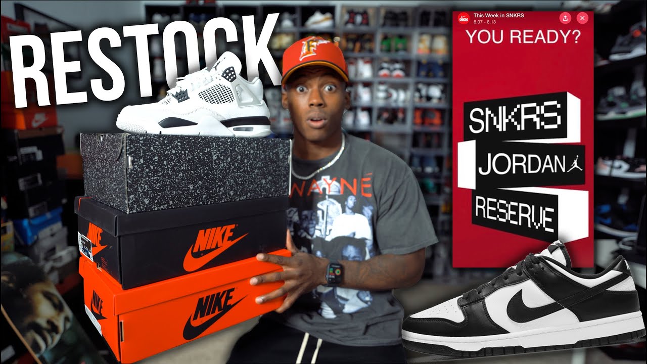 Crazy Nike SNKRS App Jordan Reserve Incoming // Panda Dunk Low RESTOCK *EVERYTHING YOU NEED TO KNOW*
