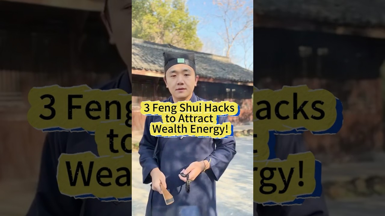 3 Feng Shui Hacks to Attract Wealth Energy!#fengshuitips#wealthattraction #wealthenergy #energyfield