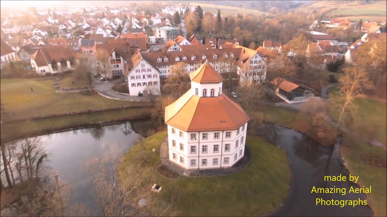 Parrot Bebop Drohne - Rathaus/Wasserschloss Oppenweiler