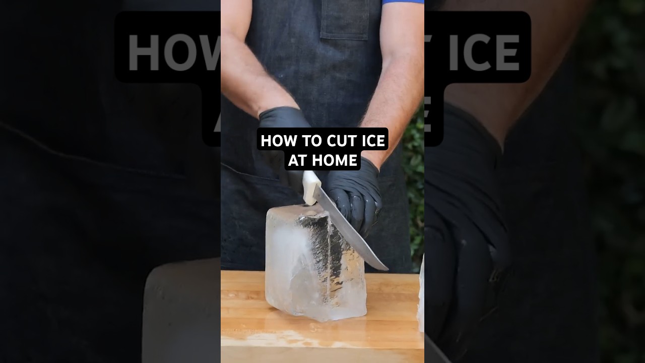 Cutting Ice at home