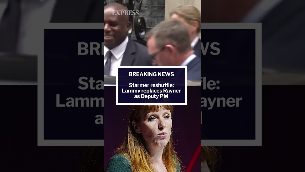 David Lammy replaces Angela Rayner as Deputy PM after bombshell resignation