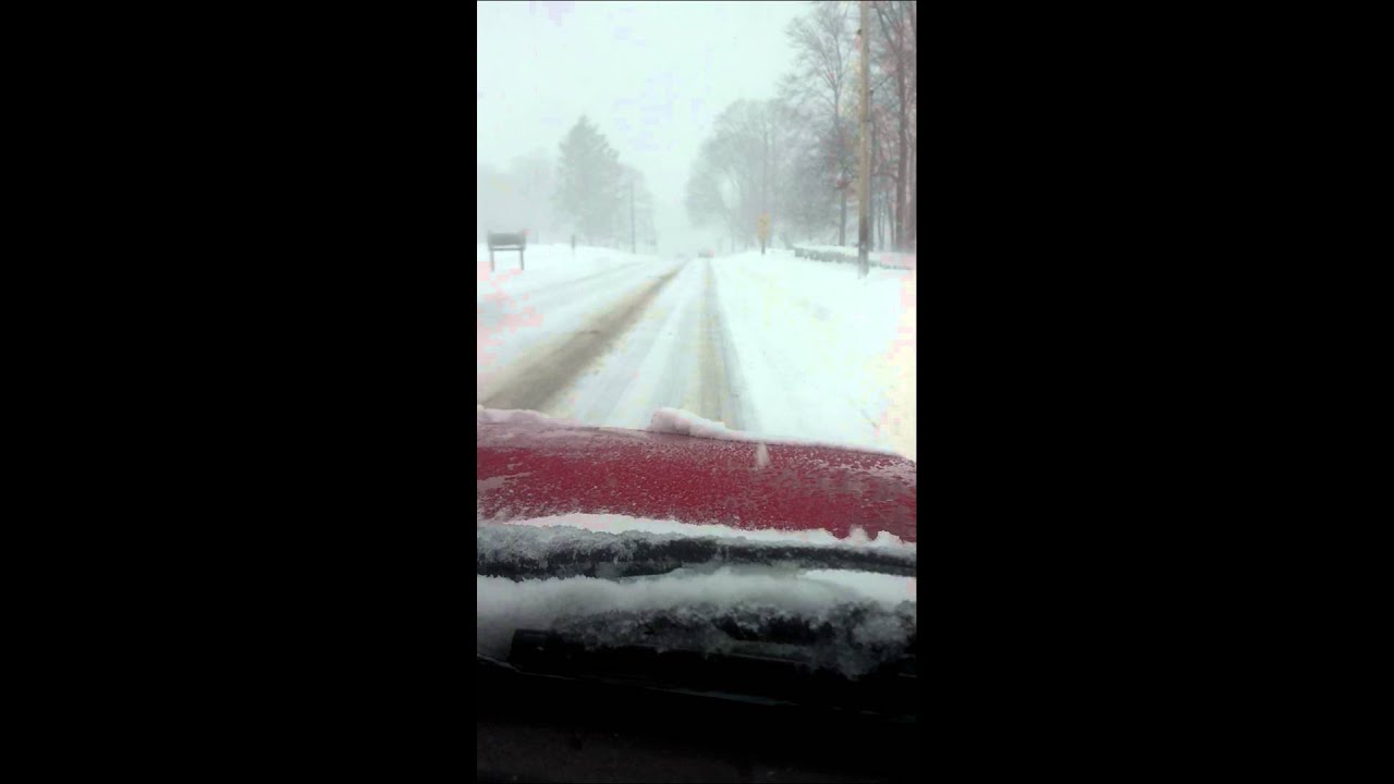 Winter driving in Massachusetts, 02FEB14.
