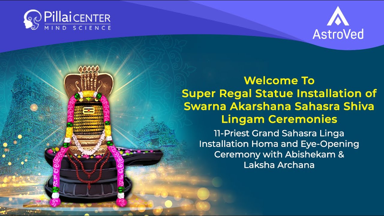11 Priest  Sahasra Lingam Installation Homa & Begining of Laksha Archana 100000 Sacred Chants Pooja