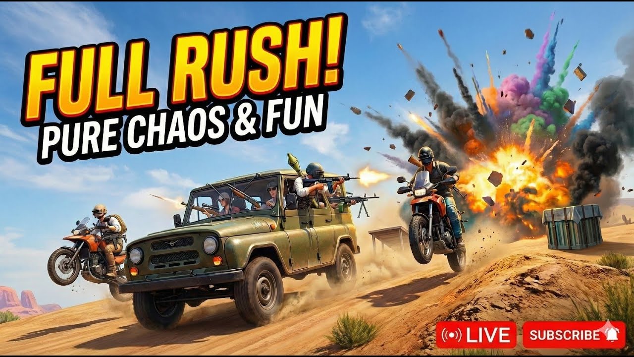🔴 Chill Vibes & Battle Royale Wins | 1080p 60fps | RUSH