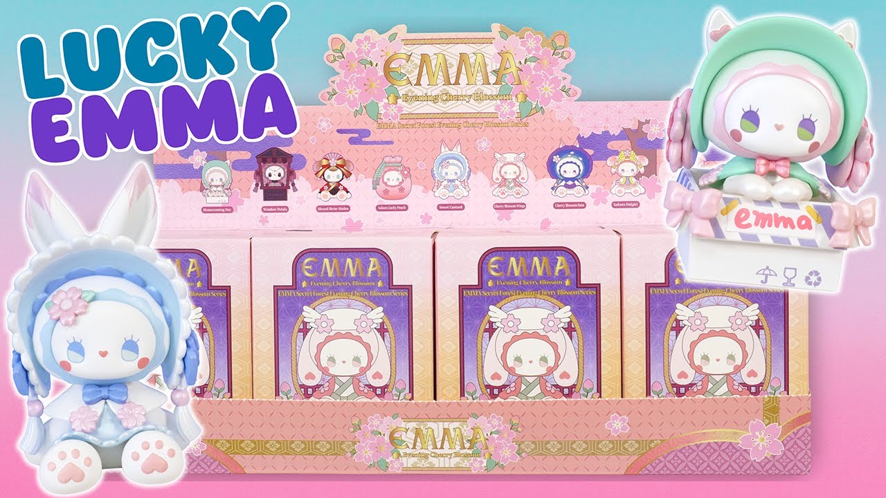 EMMA Secret forest Cherry Blossom Party Series Blind Box FULL SET Unboxing @LuckyEmma_official