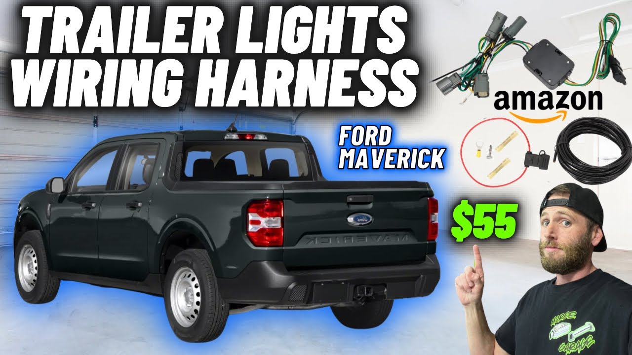 Ford Maverick - Trailer Lights Wiring Harness Install From Amazon $55