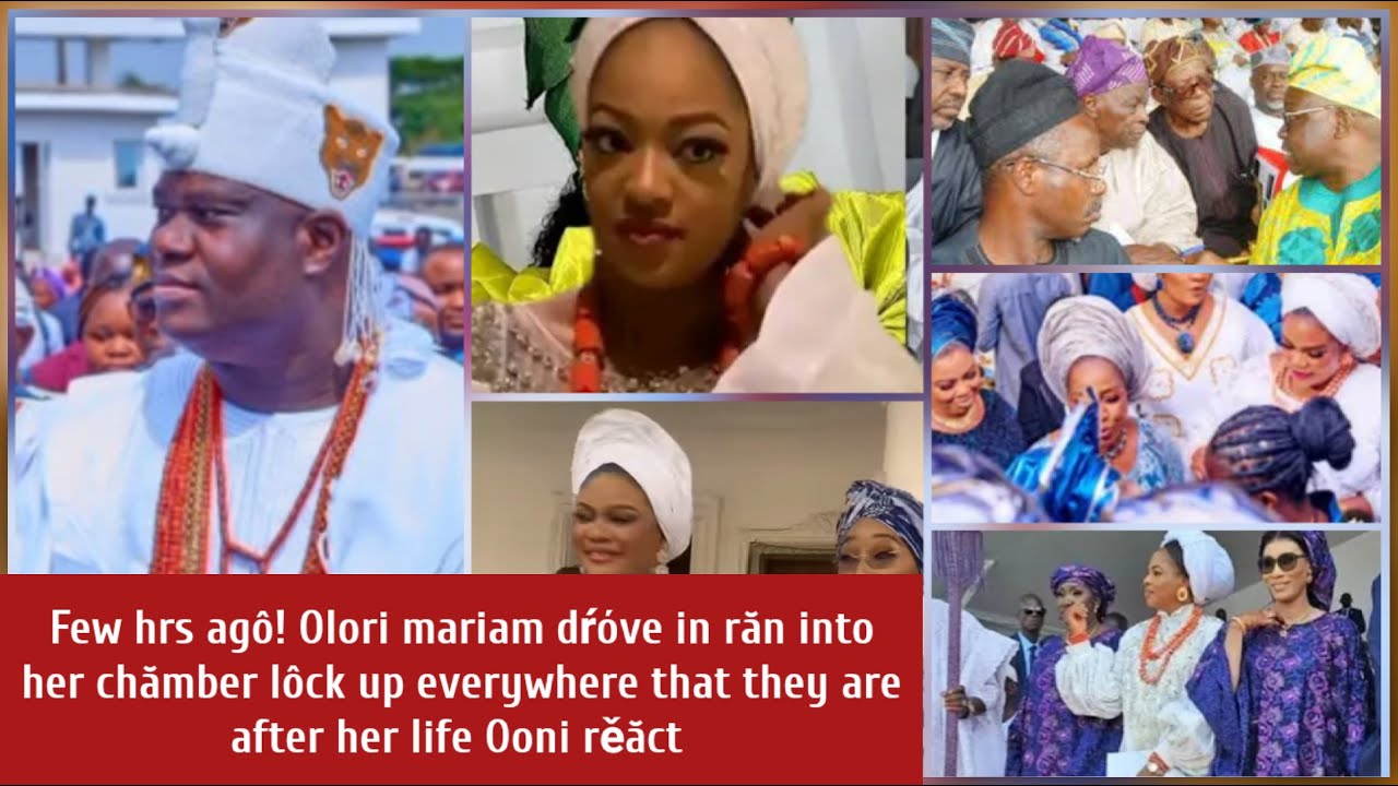 Few hrs agô!Olori mariam dŕôve in răn into her chamber lôck up everywhere saying they after her life