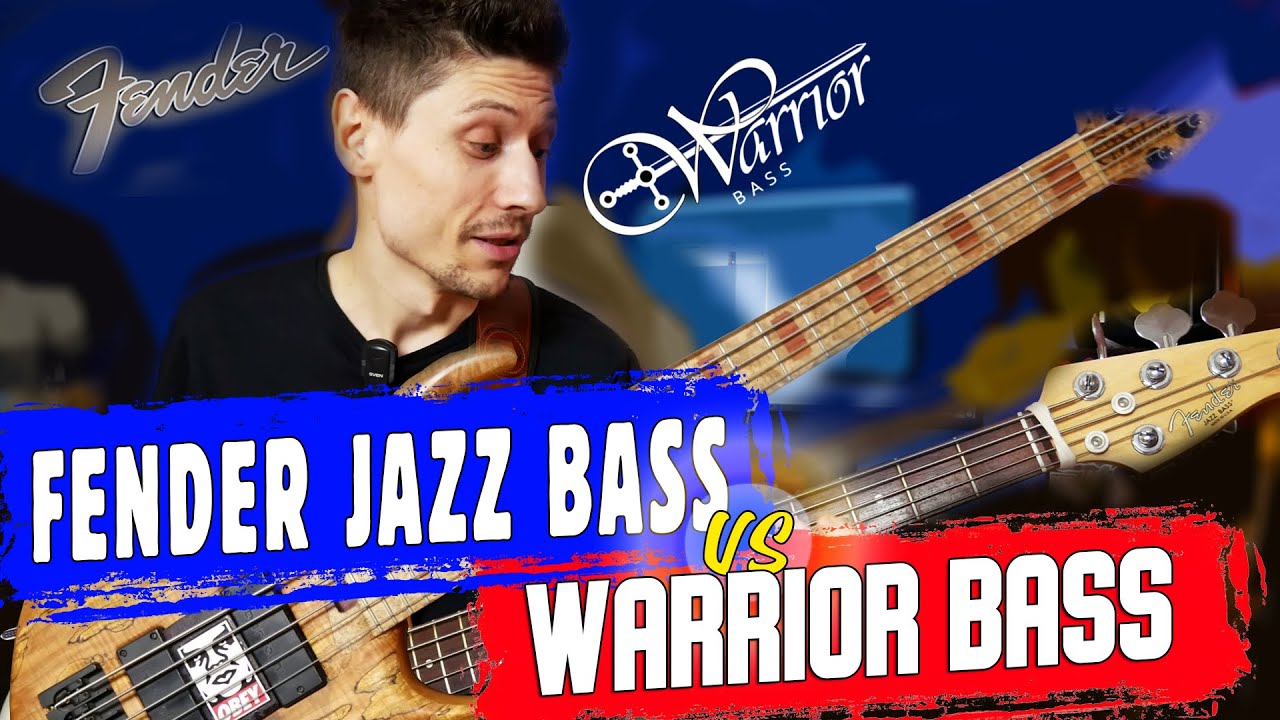 Fender Jazz Bass vs Warrior Bass || Review