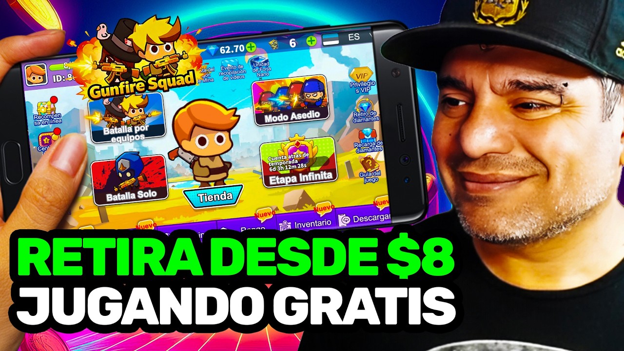 &iexcl;LO PROBE Y S&Iacute; PAGA! 😱 | GUNFIRESQUAD (Juego NFT Gratis M&oacute;vil y PC) RETIRA A BINANCE