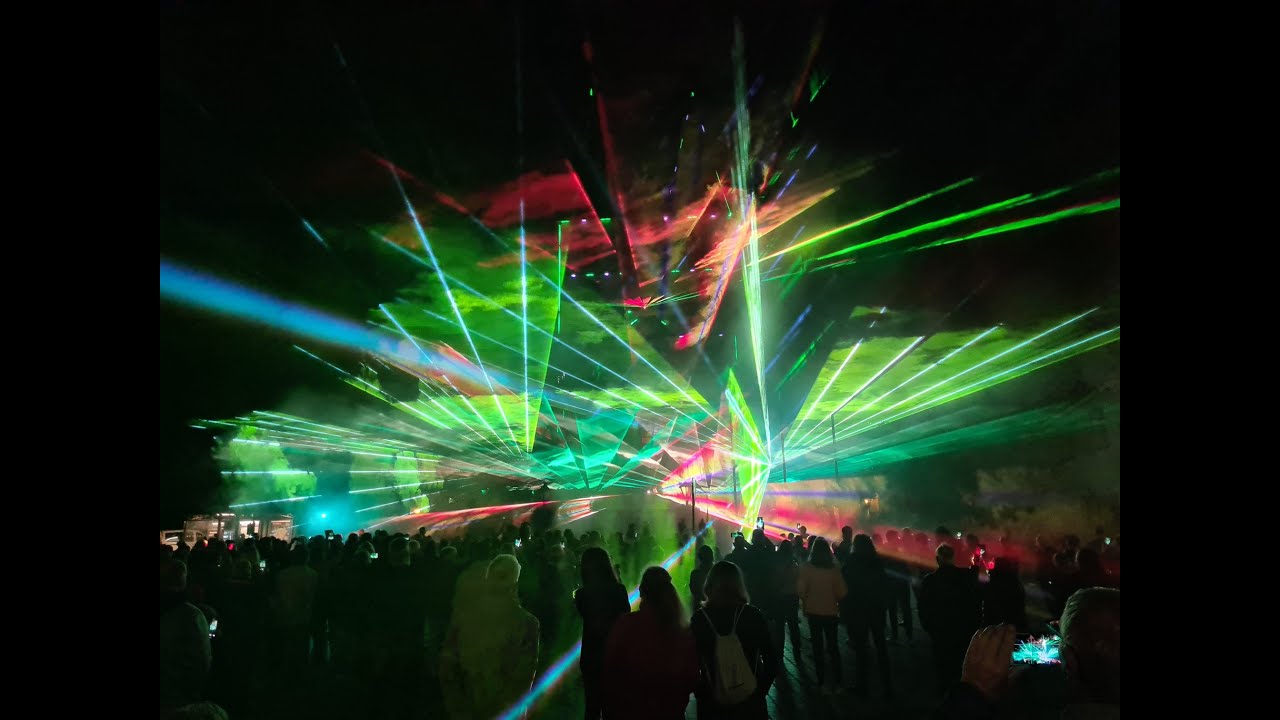 Lasershow / Multimediashow zur Stadtkirchweih in Herrieden 2021