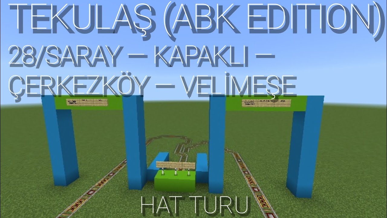 TEKULAŞ (ABK Edition) : 28/Saray — Kapaklı — Çerkezköy — Velimeşe hattı tam tur