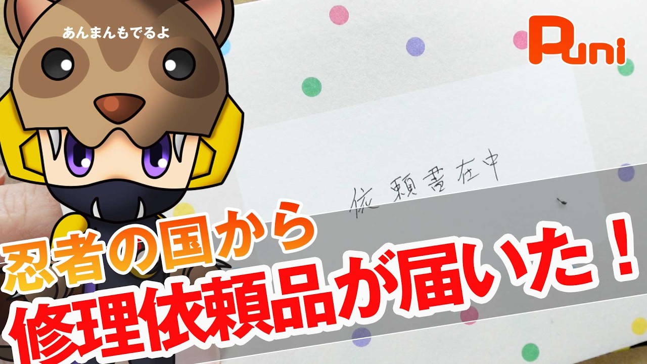 【購入】忍者の国から修理依頼品が届いた！あんまん登れない！