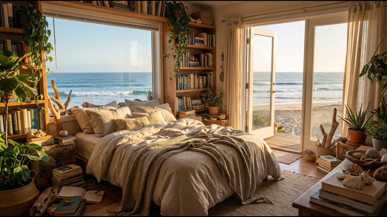 Seaside Morning 🐚 Natural Ocean Sounds for Focus & Deep Work