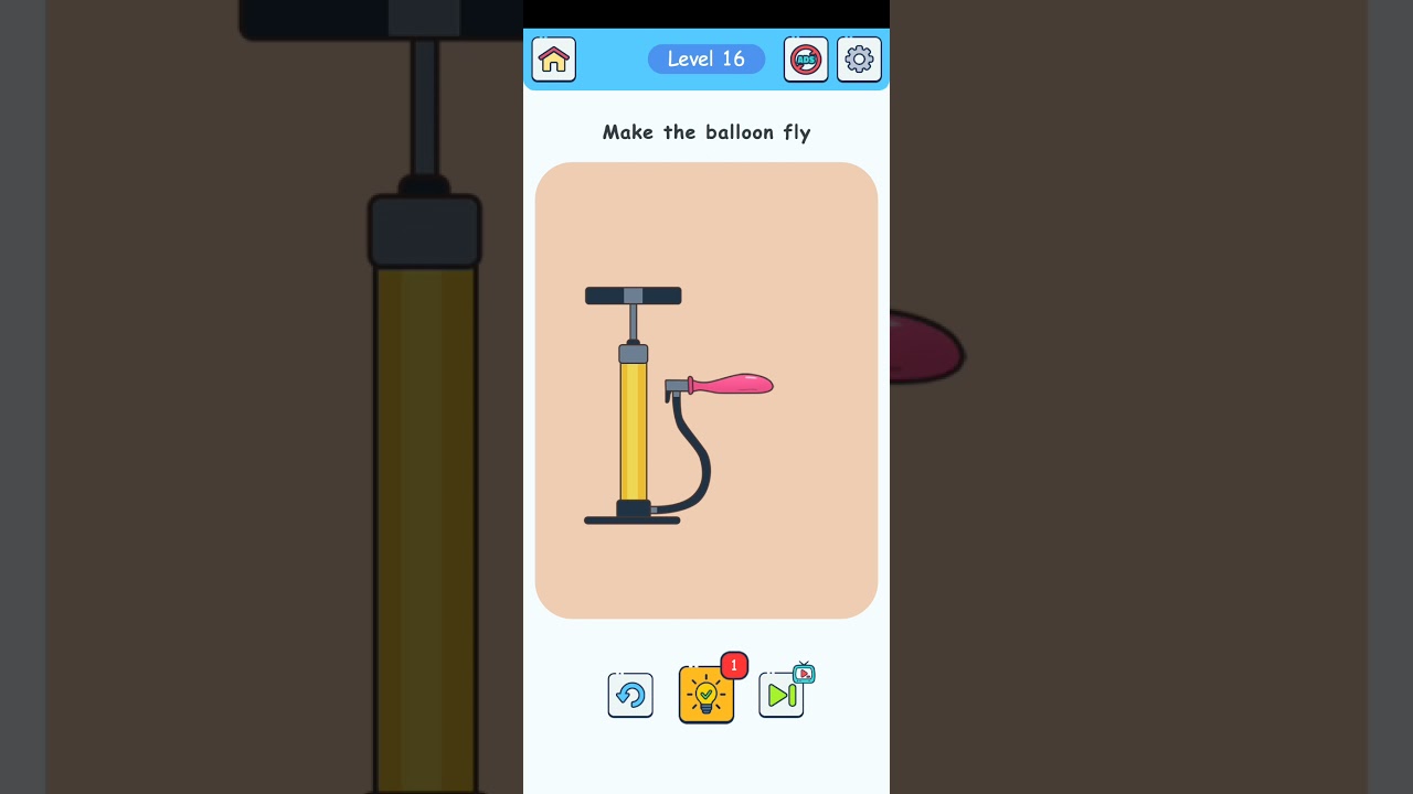Brain Crush Level 16 | Brain Crush Make the balloon fly
