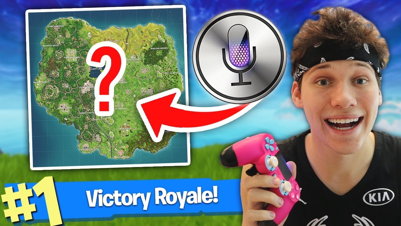 Using SIRI to WIN IN FORTNITE Battle Royale!