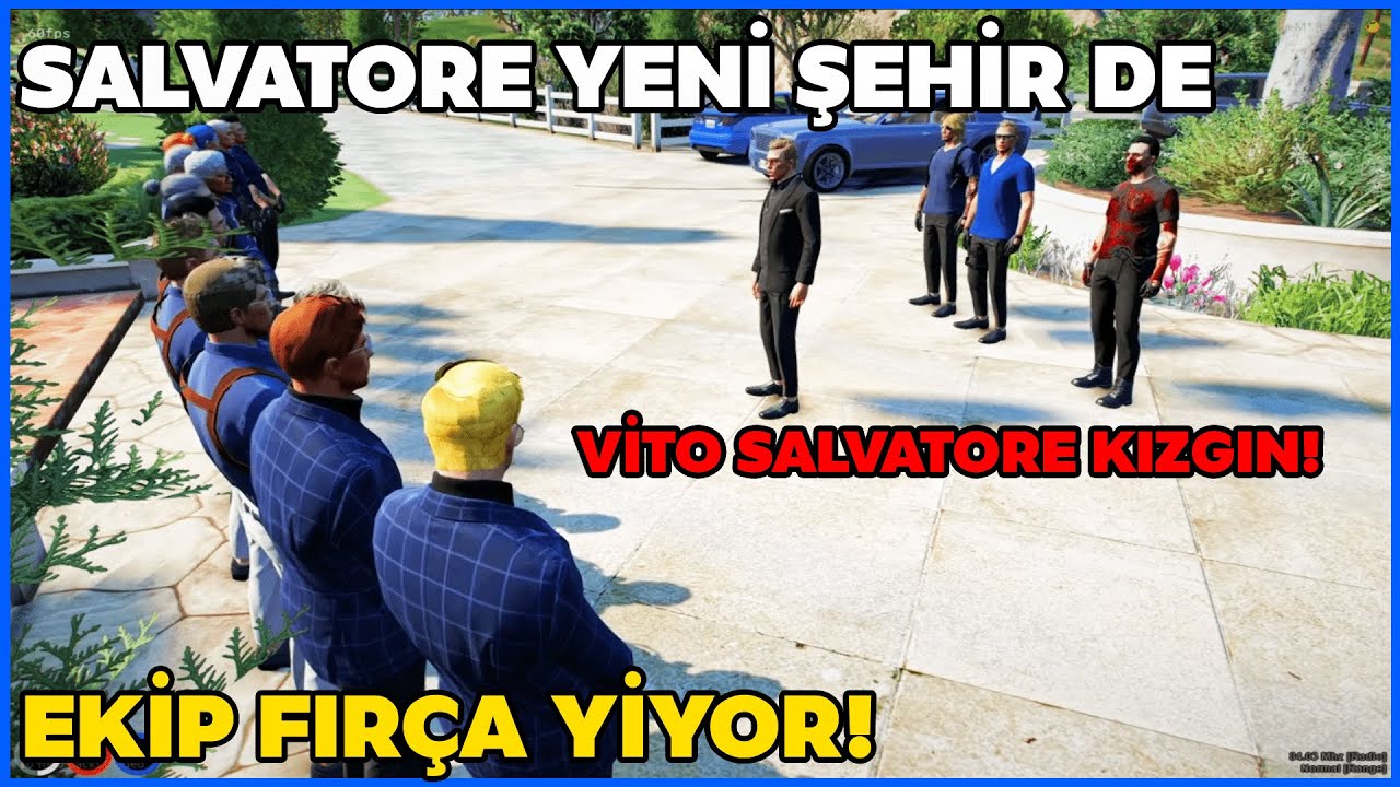 VİTO SALVATORE YENİ ŞEHİRDE EKİBİ FIRÇALIYOR VE KIZIYOR | SALVATORE ROLEPLAY