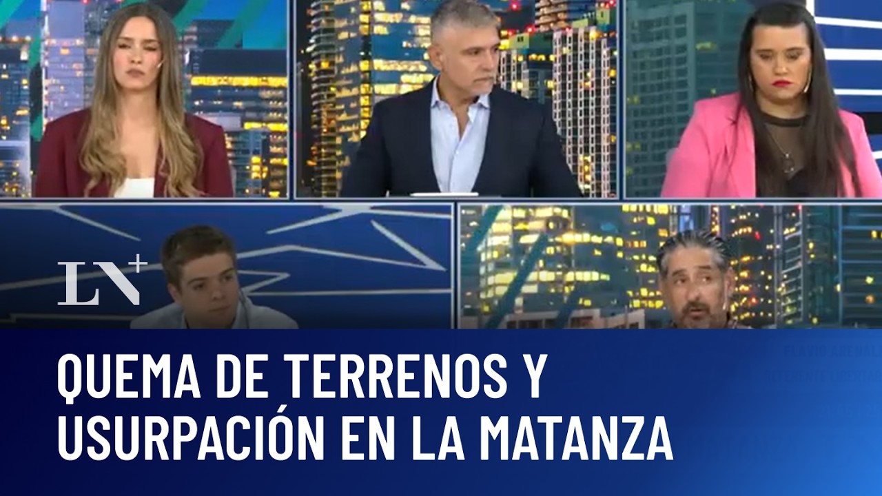 Conflicto en el conurbano: quema de terrenos y usurpación en la Matanza