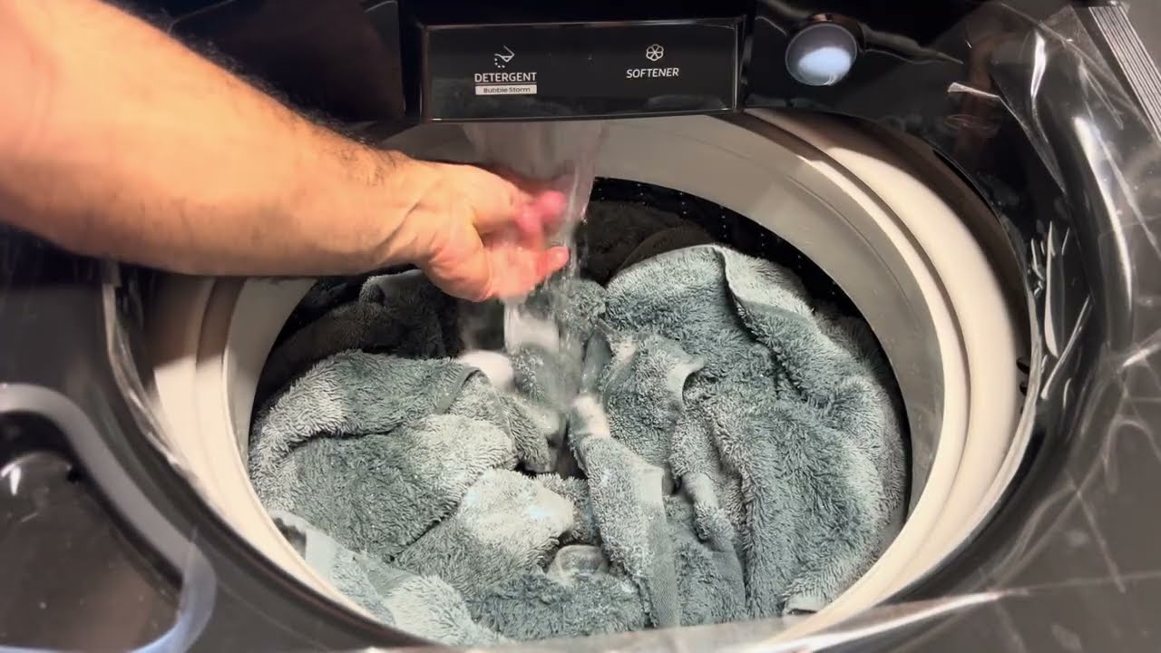 Lavadora Samsung WA14CG - Toalhas nível 10
