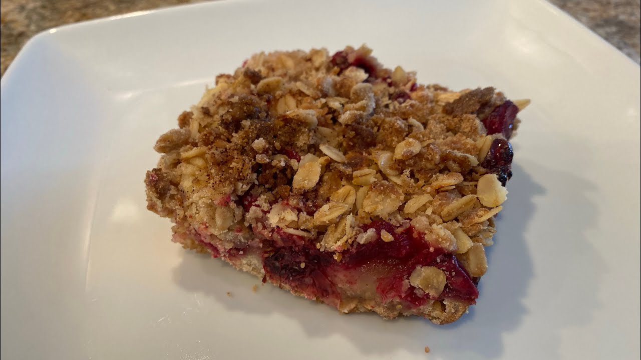Apple Cranberry Bar #food #goodies #dessert 