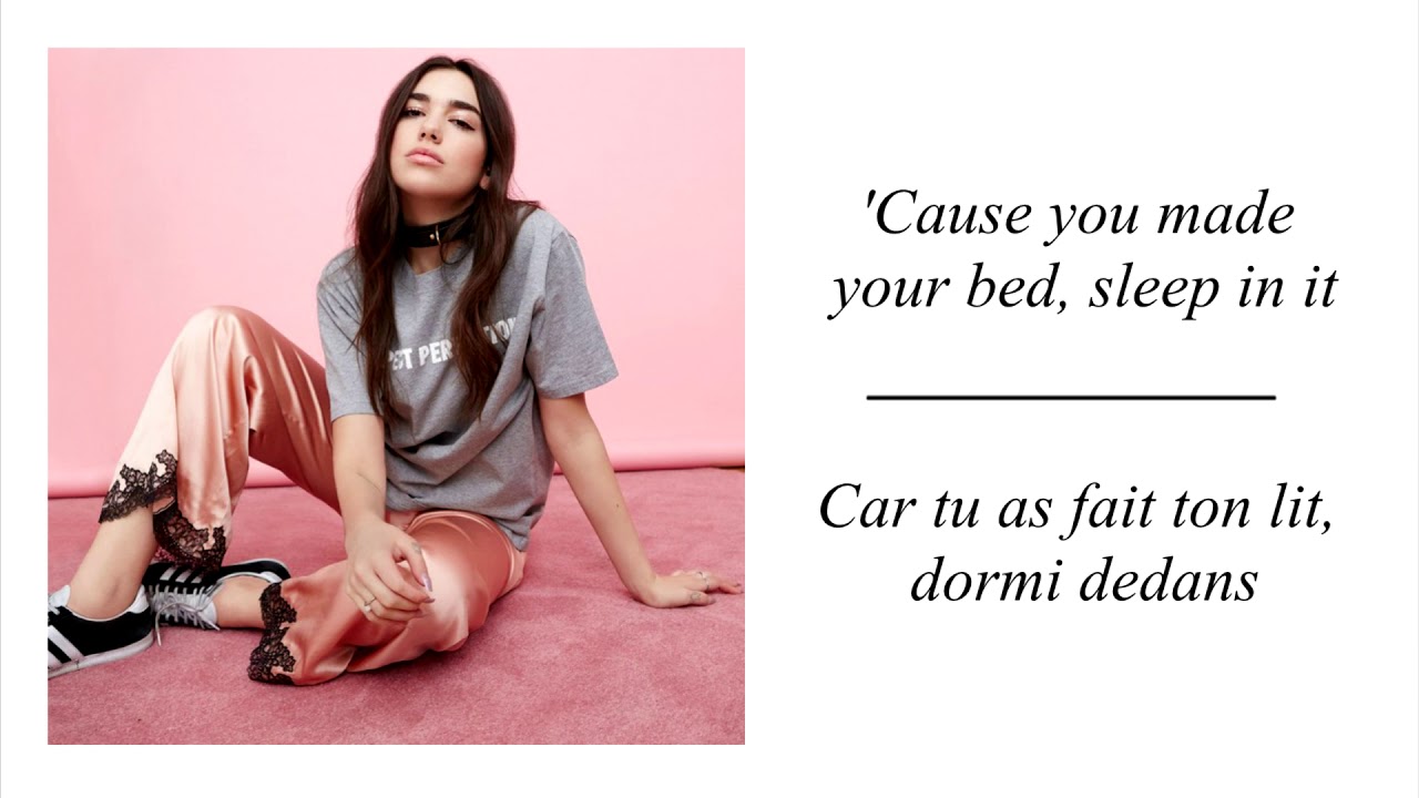DUA LIPA - IDGAF║Lyrics & Traduction en Français