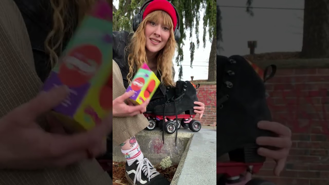 Gumball Rollerskate Toe Stops in Watermelon