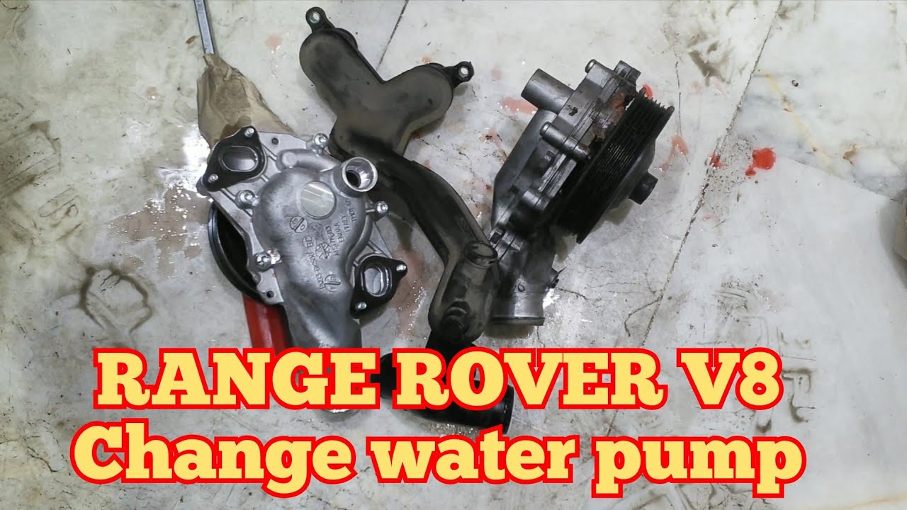 RANGE-ROVER v8 VOGUE SE Change water pump Car Clinic