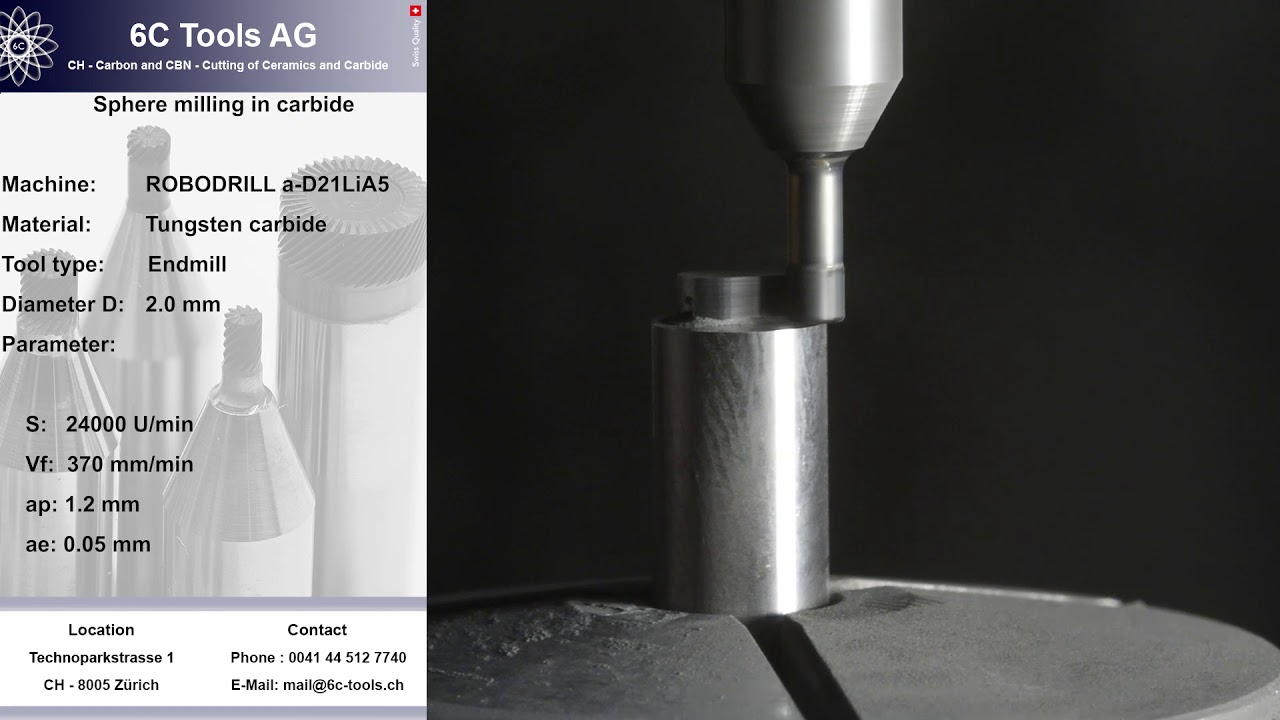 GLOWING carbide while milling K-40 UF with PCD.